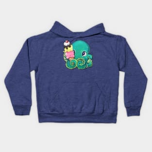 Octo-Puff-Ice Cream Day! Kids Hoodie